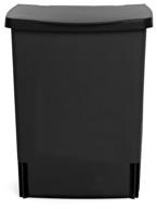 контейнер brabantia built in bin, 10 л черный логотип