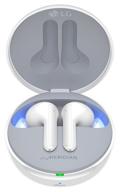 wireless headphones lg tone free hbs-fn7, white логотип