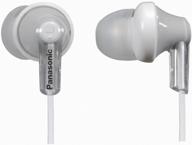 panasonic rp-hje118 headphones, silver/white logo