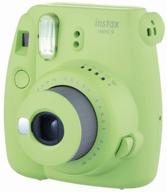 fujifilm instax mini 9 instant camera, print 62x46 mm, lime green logo