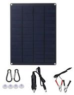 solar panel for charging with usb output and car charger aspect solar charger panel 25w logo
