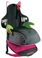 🎒 trunki boostapak booster group 3 (22-36 kg) - stylish black/pink design логотип