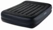 inflatable bed intex pillow rest raised bed (64124), 203x152 cm, dark blue logo