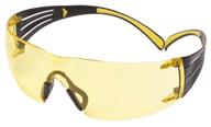 3m securefit 400 scotchgard glasses, 19g, yellow logo