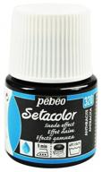 🎨 pebeo setacolor 45 мл антрацитовая краска: эффект замши для темных и светлых тканей логотип