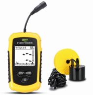 lucky 1108 fishing echo sounder wired for winter summer fishing from a boat from the shore, a gift for a man fisherman, fish finder fish finder logo