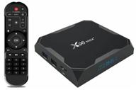 smart tv box x96 max plus 4gb / 64gb логотип