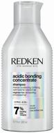 redken шампунь acidic bonding concentrate для восстановления всех типов поврежденных волос, 300 мл логотип