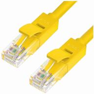 patch cord greenconnect rj45(m) - rj45(m) cat. 5e u/utp pvc 1.5m yellow logo
