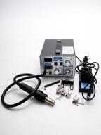 soldering station element 852d+, 750 w silver / black логотип