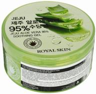 royal skin jeju aloe vera 95% soothing gel, 300 ml, 429 g logo