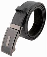 men's belt ("giant" with a canvas up to 160 cm) made of genuine leather 150 cm with an automatic buckle "clip" (art.3277) logo