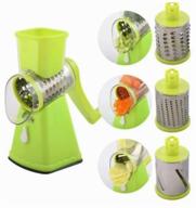 🥕 efficient multi slicer vegetable cutter tabletop drum grater: easily slice and grate various vegetables logo