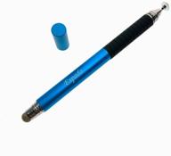 stylus passive 2 in 1 universal espada stp-102 for smartphones and tablets, color blue logo