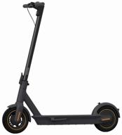 electric scooter ninebot kickscooter max g30p, up to 100 kg, black логотип