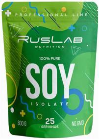 img 3 attached to SOY ISOLATE Soy Isolate, Vegetarian & Vegan Protein (800g), Strawberry Cream Flavor