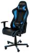 gaming chair dxracer formula oh/fe08, upholstery: imitation leather, color: black/blue logo