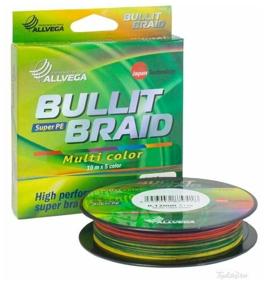 img 4 attached to Braided cord ALLVEGA BULLIT BRAID d=0.12 mm, 150 m, 7.1 kg, multicolor, 1 pc.