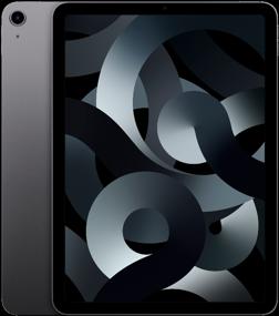 10.9" tablet apple ipad air 2022, 64 gb, wi-fi, space gray logo