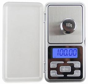 img 4 attached to Scales jewelry, kitchen, pocket electronic with backlight Pocket Scale 0.01g - 200g