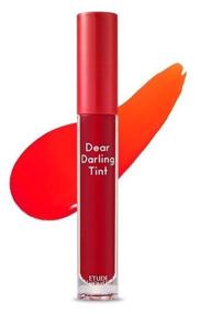 img 3 attached to Etude Dear Darling Water Gel Tint, OR203 grapefruit red