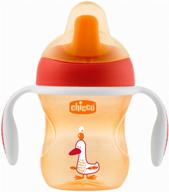 🍼 chicco training cup 200ml: vibrant red, perfect for toddlers' drinking transition логотип
