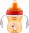 🍼 chicco training cup 200ml: vibrant red, perfect for toddlers' drinking transition logo