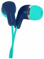 headphones canyon cns-cepm02, blue-green logo