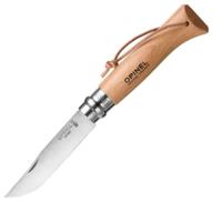 🔪 folding knife opinel 8 001321 brown: efficient and versatile tool for outdoor enthusiasts логотип