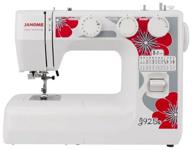 janome j925s sewing machine, white/red/grey logo