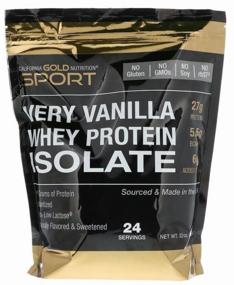 img 3 attached to California Gold Nutrition Whey Protein Isolate, 908g, Vanilla