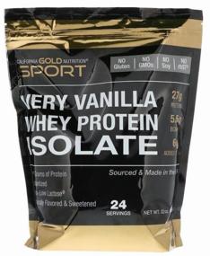 img 3 attached to Протеин California Gold Nutrition Whey Protein Isolate, 908 гр., ваниль