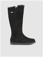 emumoonta boots, size 8 (39), dark grey logo