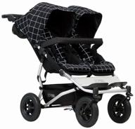 stroller for twins mountain buggy duet, grid logo