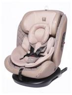 car seat group 0/1/2/3 (up to 36 kg) babycare shelter, eco-sand-brown/beige logo