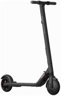 electric scooter ninebot kickscooter es2, up to 100 kg, dark gray логотип