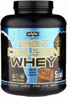 protein maxler 100% golden whey, 2270 gr., chocolate peanut butter logo