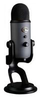 blue yeti usb microphone, dark gray logo