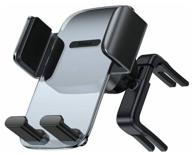 baseus easy control clamp car mount holder (applicable to round air outlet) suyk000201, black logo