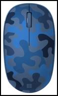 microsoft bluetooth mouse in 🖱️ night camouflage - enhanced wireless technology logo
