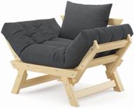 armchair salotti europe, unpainted, collapsible, matting, fabric shift dark gray, 80x74x69 logo
