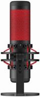 🎙️ black/red hyperx quadcast mic logo