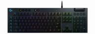 💻 logitech g815 lightsync rgb gl linear gaming keyboard - black english логотип