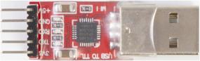 img 2 attached to Модуль преобразователь интерфейсов USB - TTL UART 5-pin GSMIN CP2102 (Красный)