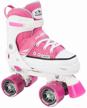 roller skates hudora rollschuh roller skate, 22033, r. 28 - 31, pink/white logo