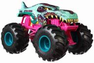 🦖 1:24 green zombie rex hot wheels monster truck - fyj83 big логотип