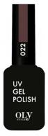 olystyle гель-лак для ногтей uv gel polish, 10 мл, 022 баклажановый логотип