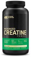 creatine optimum nutrition micronised creatine powder, 300 gr. logo