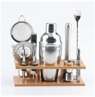 cocktail maker set classic shaker 11 (bartender gift set, bar set, shaker) logo