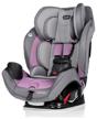 car seat group 0/1/2/3 (up to 36 kg) evenflo everystage dlx all-in-one, miranda pink logo